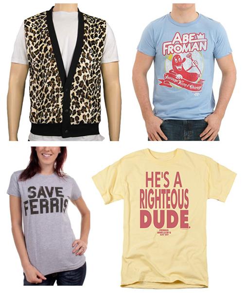 Ferris Bueller T-shirts for Adults Collage