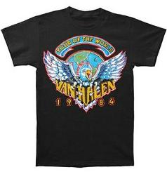 Van Halen 1984 Tour T-shirt Black